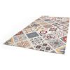 BIANCHERIAWEB Tappeto Passatoia Cucina Antiscivolo Digitale Dis. Maiolica Mattonella Multicolor 50x115 Multicolor