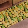 PETTI Artigiani Italiani - Tappeto Cucina Antiscivolo Lavabile, Passatoia Cucina, Tappeti Runner Cucina, 52x80 cm, Disegno Limoni e Ananas, 100% Made in Italy