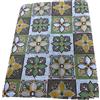 LARA MORADA - Telo Copritutto, Gran Foulard per Divano/Letto, Telo Copritutto in Loneta, Made in Italy, Stampato, Misura Matrimoniale 240x280 cm, Art Imperial, Mosaico Verde