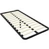 DEWINNER Rete Letto Singolo 80x190cm,Altezza 35 cm,13 Doghe in legno pioppo Ortopedica, Rete singolo con 7 Piedi,Montaggio Rapido e Facile