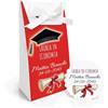FERDINANDO FAMA' FAMÀ - Scatoline Portaconfetti per Laurea Bustina 0129 - Bomboniera Personalizzabile in Cartoncino Pregiato - 16 Scatoline + 16 Tag