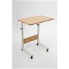 Quenoxo Standing Desk, tavolo per computer portatile regolabile in altezza, con ruote, pratico tavolo da tavolo e tavolo da terra, tavolo e supporto per laptop