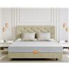Marcapiuma Materasso Piazza e Mezza Memory 120x205 h 18 cm PRINCE H2 Medio/Rigido Dispositivo Medico Ergonomico Ortopedico con Rivestimento KLIMA Sfoderabile Antiacaro Traspirante 100% Made in Italy
