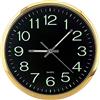 Persistence 12 Pollici Rotondo Grande Orologio da Parete Luminoso Glow nel Il Dark Non Ticchettio per Interni -Golden