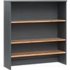 Vicco Mobile da bagno Viktor, Antracite/Rovere dorato, 93.6 x 100.4 cm | con ripiani aperti, da montare a parete per spazio aggiuntivo nel bagno