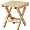Osmond Piccolo sgabello pieghevole portatile in legno sedia leggera pieghevole sgabello poggiapiedi pieghevole per esterni 28 x 36 x 29 cm