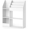 Vicco Libreria bambini Luigi, Bianco, 100.4 x 114.2 cm | Senza box pieghevole, combinabile per riporre giocattoli e libri