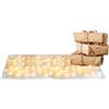 Nankoyal Luci LED Coperta Neve Artificiale - Morbida Coperta Neve Natalizia con Luci LED | 8 modalità di Illuminazione Tappeto Pieghevole Tovaglia Finta - per Pavimento Parete Camini
