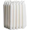 Ikea Jubla - 50 candele a stelo da tavola, colore: bianco