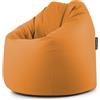 extroitaly TERA - Pouf Poltrona (78x78cm, H.93) per Sedersi in Ecopelle con Cuciture Rinforzate, Poltroncine da Salotto e Giardino Adatte per Interno ed Esterno, Antimacchia e Idrorepellente