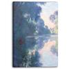 Printed Paintings Stampa su Tela Claude Monet - Mattina sulla Senna