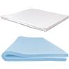 Baldiflex Emporio Topper Correttore Materasso Matrimoniale in Memory Fresh, Fodera Maxicool Sfoderabile, Traspirante, Ergonomico, Antiacaro 160x200x10 cm