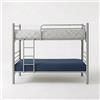 Befara LETTO A CASTELLO DIVISIBILE CERES - Argento - 80 x 180 - Senza letto aggiuntivo