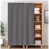 BLUEZY Tende Per Armadi, Tenda Per Porta Dell'armadio, Tende Per Porte Antipolvere A Binario, Tende Per Scaffali, Nessuna Tenda Antipolvere Per Porta Dell'armadio, Tende Per Mensole G,100x200cm(L x H)