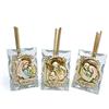 DLM Bomboniere DLM 33344 (Kit 12 Pezzi) Profumatore Base in Vetro con Icona in Resina Sacra Famiglia Madonna Angelo Angioletto Comunione Nascita Battesimo Diffusore per Ambienti Profumo bomboniera