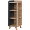 Vicco Mobiletto midi Karen, Sonoma/antracite, 30 x 90 cm