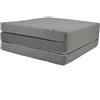 FORTISLINE - Materasso pieghevole 180 x 65 x 7 cm - 3 pezzi - Materasso per ospiti H2 - Pieghevole - Letto da campeggio - Lavabile - Pieghevole - Materasso da viaggio - Materasso in schiuma