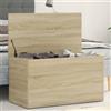 Generico Cassapanca Rovere Sonoma 84x42x46 cm in Legno Ingegnerizzato,Armadietti e portaoggetti,Bauli e cassapanche-803059