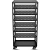 TUPAFJU Audio av tower media stand mobile stereo,Mobile Audio HiFi Supporto,Mobile giradischi,mobiletto stereo,mobile per stereo hi fi,armadio audio hifi rack,rack audio mobile con ruote universali(99.6cm/39.