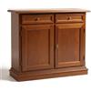 Mar.c.a. Design - Credenza Arte Povera 2 Ante 2 Cassetti in Legno 105X42X85 cm - Madia Legno Made in Italy