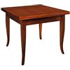 Mobilificio Bisco Venezia Tavolo Quadrato a Libro, Legno, Noce, 100 x 100 x 80 cm