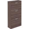 Vida Designs Home Discount 3 cassetti a Scorrimento scarpiera Armadio scarpiera in Legno corridoio Furniture unità, Noce