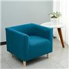Mswborml Quadrato Fodere Copripoltrona da Cocktail con Fondo Elastico, Rimovibile Copripoltrona Elasticizzato Sedia da Club, Elasticizzato Copripoltrona Chesterfield 1 Posto AntiGraffio,J