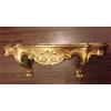 by artissimo Mensola da parete anticata, stile barocco, 49 x 13 x 21 cm, ripiano a specchio Cp51 (oro)