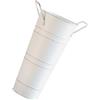 Domasvmd Portaombrelli in metallo con manico Vintage Ombrello Secchio Vaso Decorativo Secchio di Fiori Rack di Stoccaggio Per La Casa Soggiorno