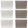 MAURY'S IL NUMERO UNO DEL RISPARMIO SET 3 SCARPIERE BIANCHE + 3 SCARPIERE TORTORA 51 X 17 X H39 CM MADE IN ITALY