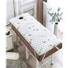 Salagt Materasso per Lettino da Massaggio con Foro Traspirante - Memory Foam Antiscivolo, Pieghevole, Ergonomico per Estetista/Spa/Centro Benessere (Spessore 3cm/5cm/6cm) 75x190cm (R)