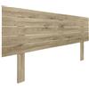 DHOME Testiera in Legno Riciclato DM con Gambe Stile Pallet Orizzontale Letto Pallet Supporti inclusi(Legno Cambriano, 135cm)