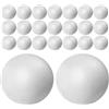 DIYEAH 1500 Palline di Schiuma per Artigianato da 1,5 cm, Piccole Sfere di polistirolo, Palline di Schiuma verniciabili, Forniture Decorative per ghirlande di Natale, centrotavola per Le Feste