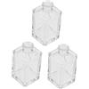 DECHOUS 3pezzi Bottiglie per Aromaterapia Bottiglie Vuote per Oli Essenziali E Diffusori di Aroma Design Creativo per Decorazioni Domestiche E Purificazione Aria