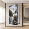 Generico Appesi Scatola Elettrica Contatori Copertura Pittura d'Arte Astratta Minimalista Decorativa Moderna Quadri Quadro Nascondi Copri Quadro Elettrico per La Tua Casa,60X120cm B