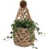 Generico Macramè Portapiante - Contenitore Decorativo In Stile Boho Intrecciato | Fioriera Sospesa Boho per Piante | Per vasi, fioriere, camera da , soggiorno, cucina, porta, ufficio, appartamento, casa coloni