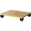 Generic Rack Audio Da Studio Professionale A 1/2/3/4 Ripiani Supporto Per Apparecchiature Audiovisive Robusto Mobiletto Per Amplificatori, Per Ricevitori AV Hi-Fi Apparecchiature(Wood,60 * 48 * 10cm(1Tier))