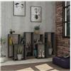 Indomita Libreria Orizzontale bifacciale Karmato 96x168,5 Colore Antracite