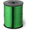 Brizzolari Rotolo Nastrino Verde Lucido Splendid Reflex Regali Natale - 10 mm x 250 m