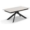 REDÒKASA Tavolo allungabile da pranzo 170x90 fino a 220 CM modello ANTARES per sala da pranzo, cucina e soggiorno, design moderno con top in grès ceramico (Top Grès Marmo di Carrara)