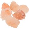 MUSISALY Sale Naturale dell'Himalaya in Cristalli Rosa 2-4 CM 1 kg - Pietre di Sale Grezzo per Lampade Diffusori di Oli Essenziali e Decorazione Casa