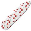 Treer 3D Copri ASSE da Stiro, Copriasse da Stiro Universale con Bordo Elastico, Copertura ASSE da Stiro per 132-139cm x 33-40cm ASSE da Stiro, Resistente allo Sporco (Bianco Ciliegia)