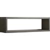 MODULARREDO | REGOLO Mensola da Muro, Pensile Bagno, Mensola da Parete, Scaffale da Parete, 60x17 p15.5 cm, Rovere Scuro - Made in Italy