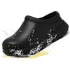 SSLLH Scarpe da Cuoco for Uomo e Donna, Scarpe da Cucina Antiscivolo Resistenti all'olio, Zoccoli da Lavoro Impermeabili for ristoranti e Catering - Scarpe Antinfortunistiche comode(Black,44/45)