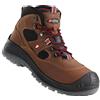 SIXTON, Scarpe antinfortunistiche uomo, Marrone (braun/schwarz/grau/rot), 43