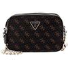 Guess Noelle Crossbody Camera, Borsa Donna, Marrone (Brown), Taglia unica