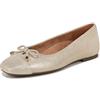 Vionic Ballerine da donna Klara Skimmers, Pelle Metallizzata Oro, 38 EU Wide