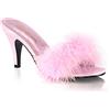 Pleaser FABULICIOUS - Amour-03, Da infilare Donna, (B. Pink Satin-Fur), 43 EU