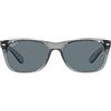 Ray-Ban Occhiali da sole RB2132 NEW WAYFARER 64503R Unisex colore Grigio lente blu taglia 58 mm