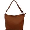 Bottega Carele Borsa Donna a spalla in vera pelle made in Italy BC214 ((Blu chiaro) Celeste)
